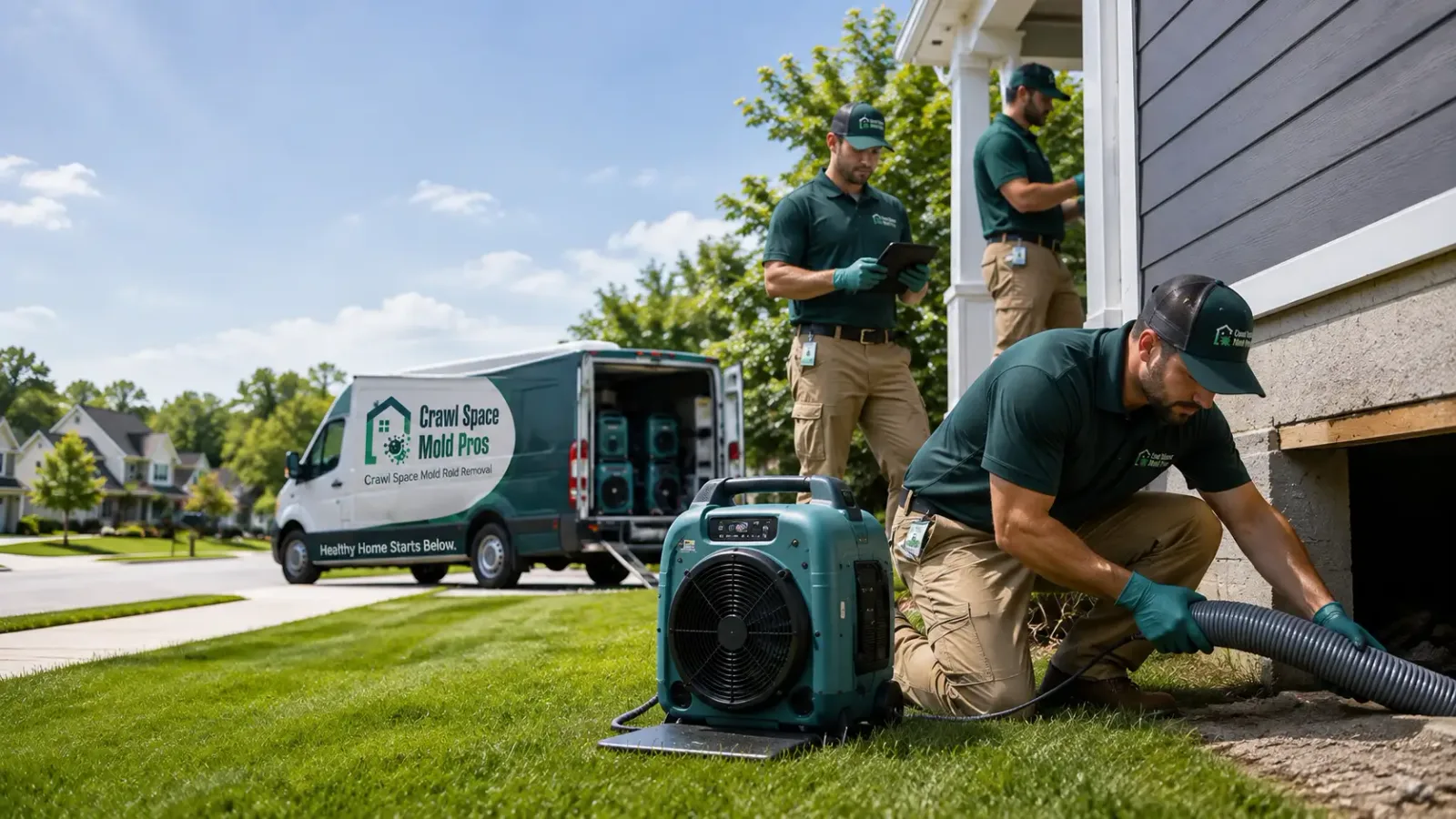 Crawl Space Mold Removal in Bondsville, MA